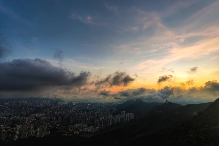 飛鵝山日落