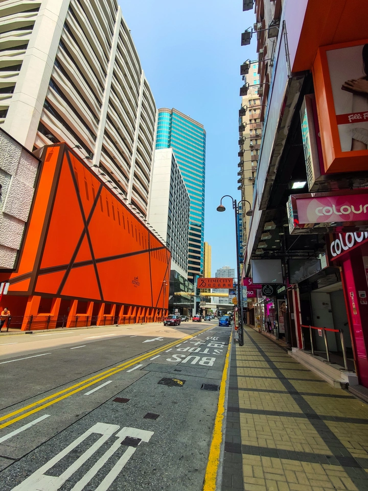 尖沙咀的街頭