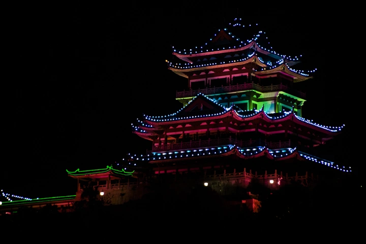 东辉阁的白天与黑夜！