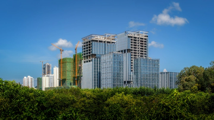 建设中的楼宇