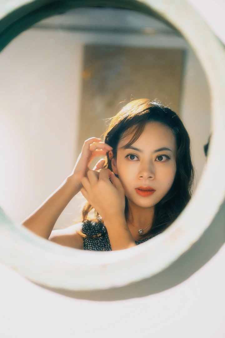 复古美女人像