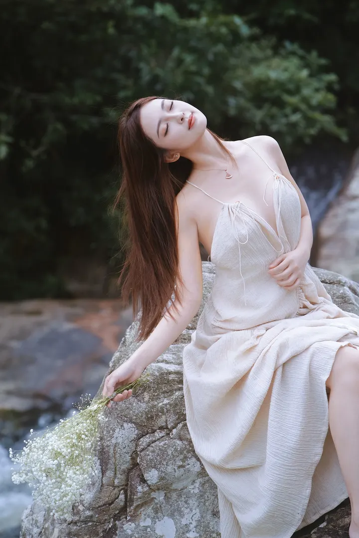 瀑布之美