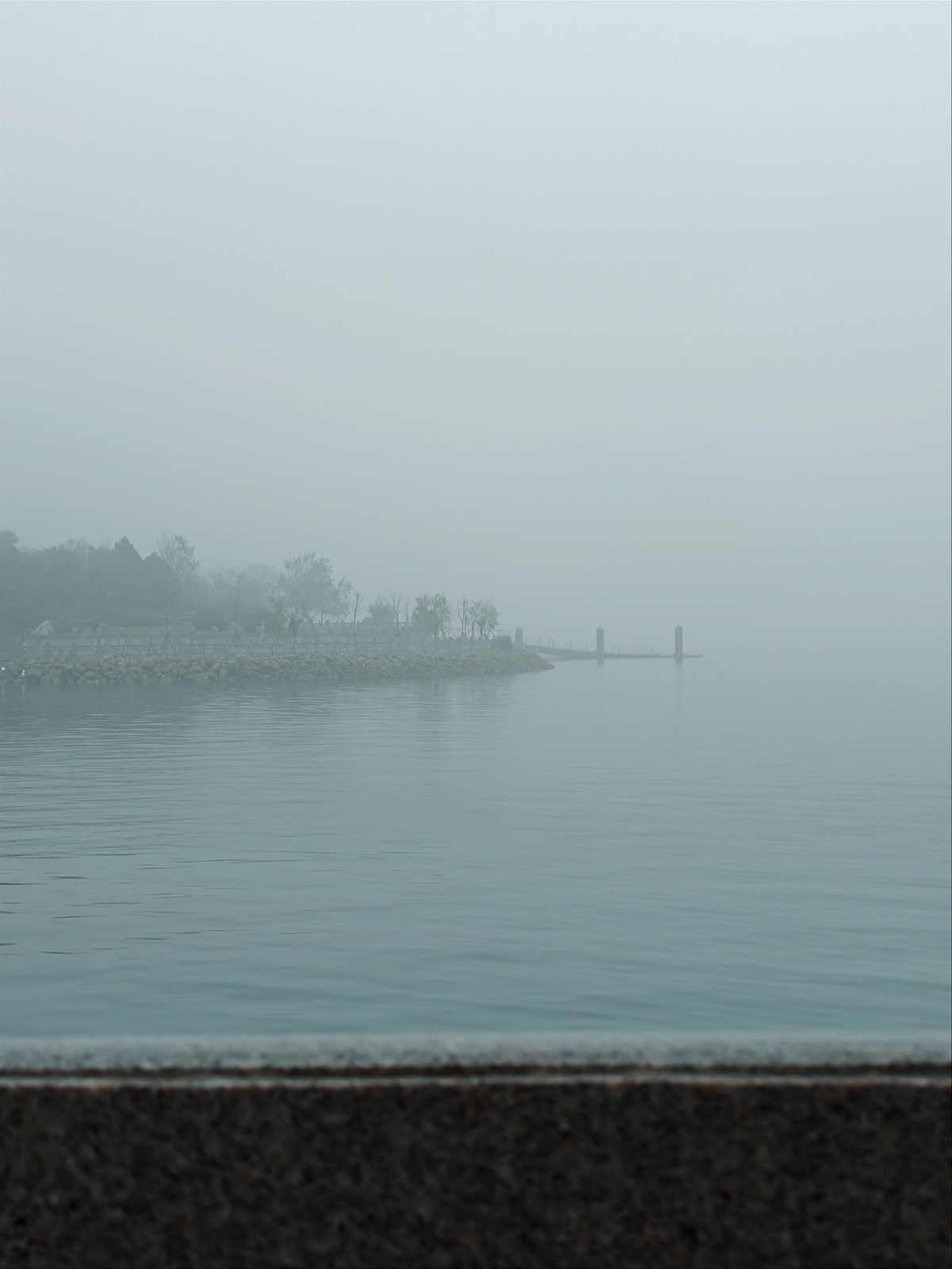 雾气缭绕的早晨 水汽凝结成的水体
