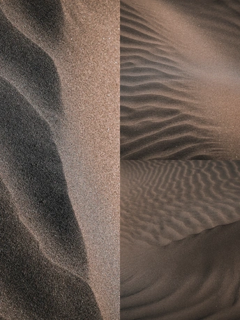 沙丘上的沙子图案