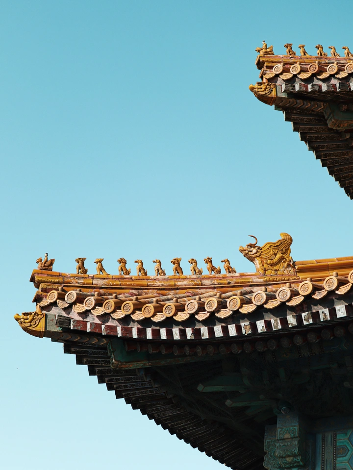 中国北京故宫“十兽”