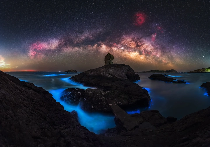 蔚蓝色的星辰之夜
