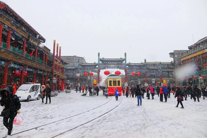 正阳门下的北京