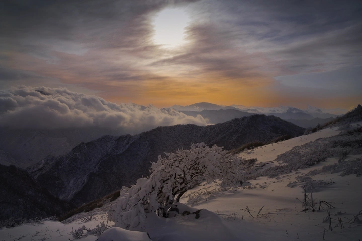夕阳西下