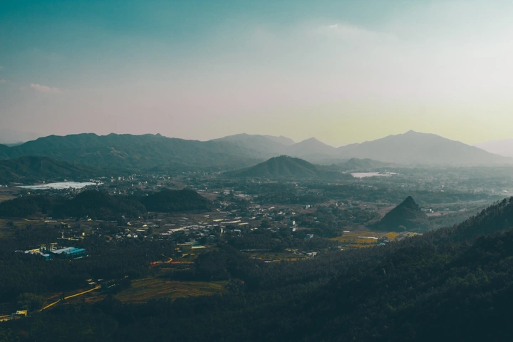 大山中