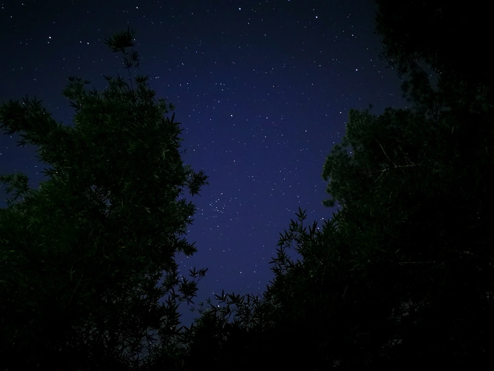 星空还是小时候的家乡最美。