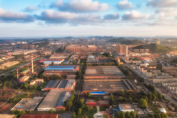 小城黄昏