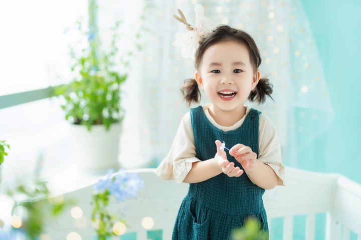 超萌的3岁女宝宝～