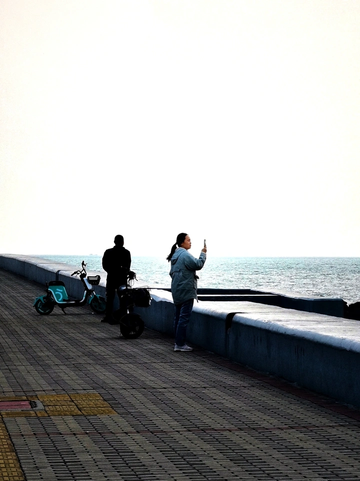 海滨自拍