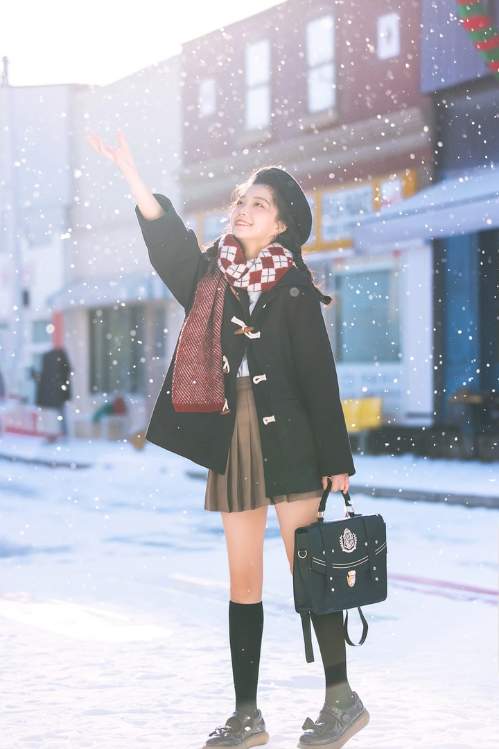 在南方也能拍到大雪纷飞啦