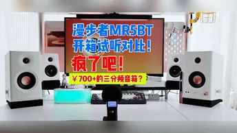 N300用户听完破防！三分频真有那么好听？漫步者MR5BT监听音箱