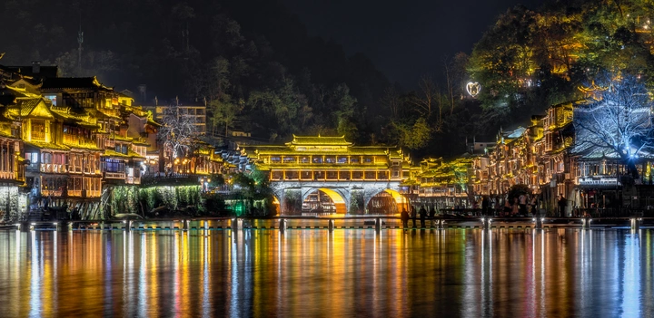 虹桥夜色