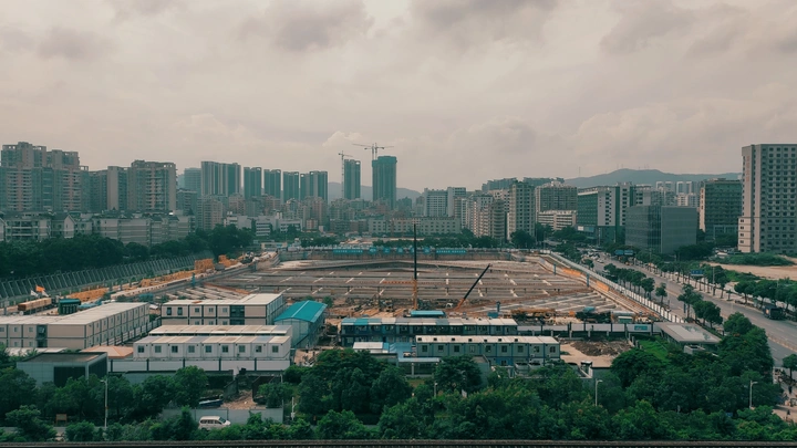 城市建设施工工地