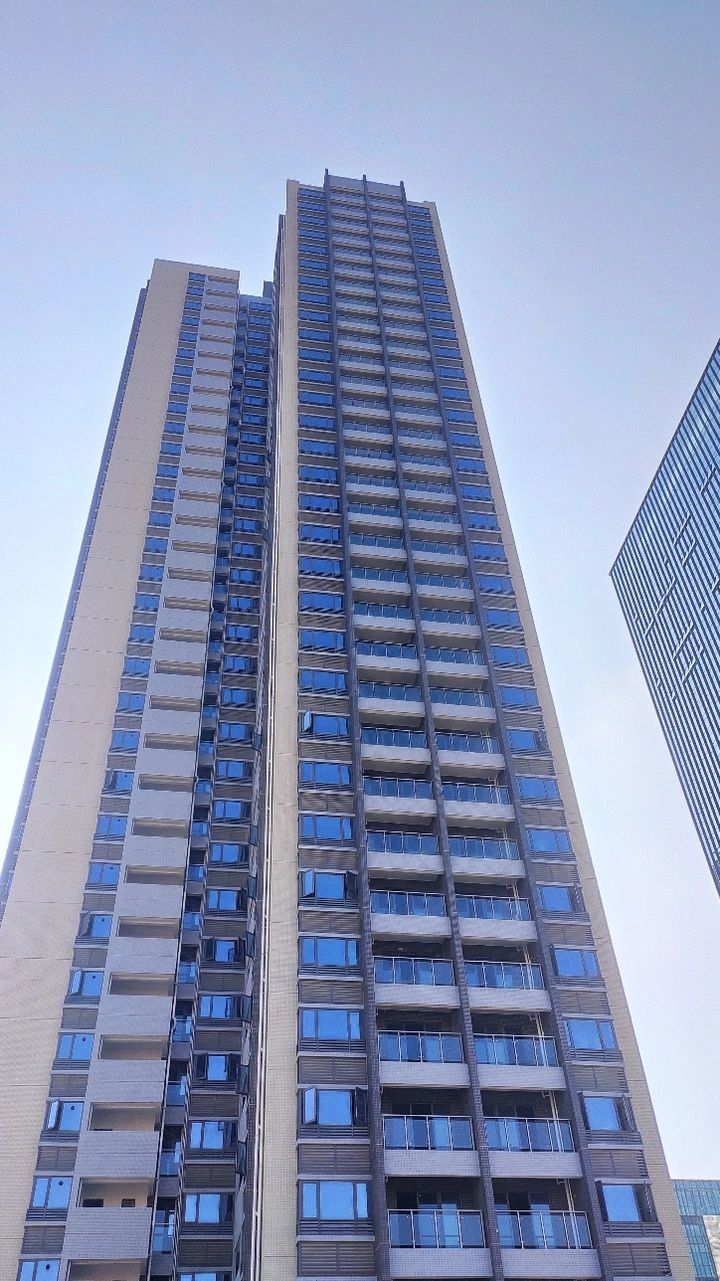 现代建筑小区高楼