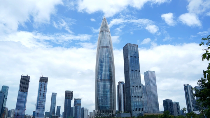 深圳湾高楼华润大厦春笋南山科技园