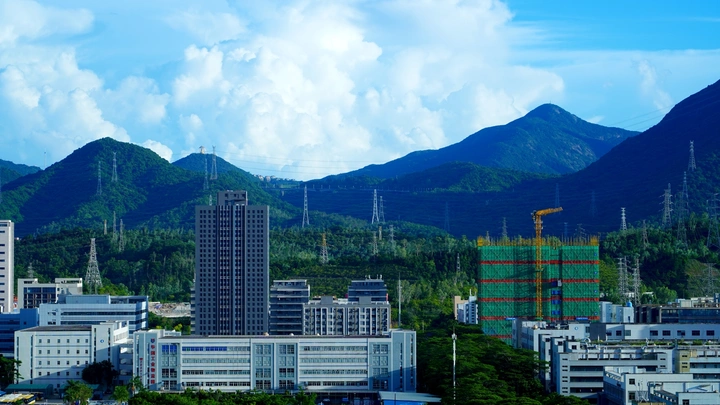 森林城市建筑高楼