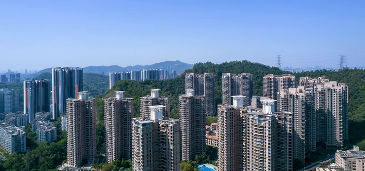 楼盘房产小区高楼深圳淘金山湖景花园