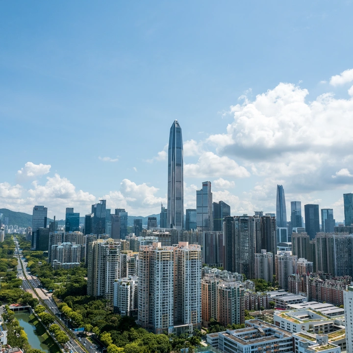 深圳高楼林立平安金融中心