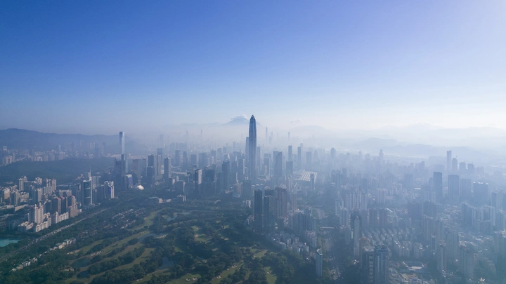 森林城市地标建筑深圳高楼