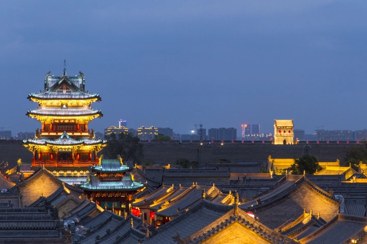 古城夜景