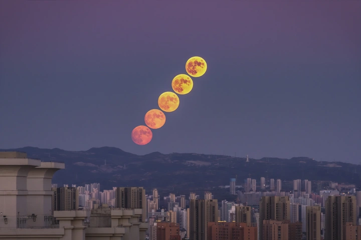 城市月升