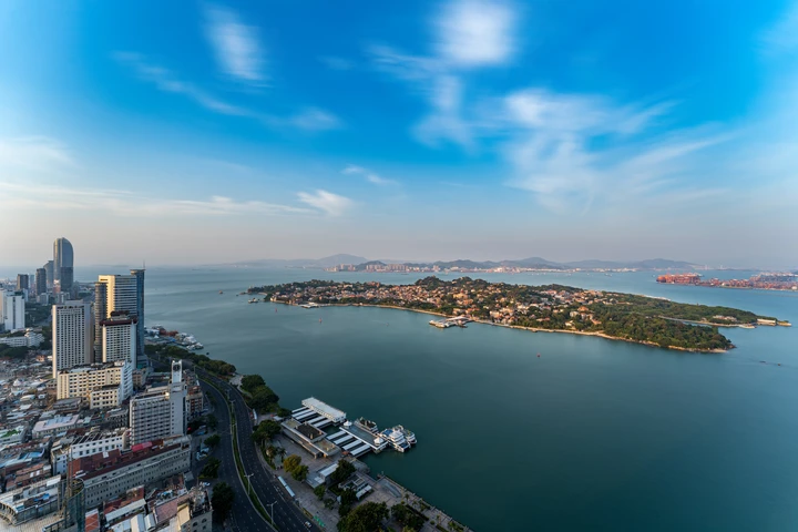 福建厦门鼓浪屿全景