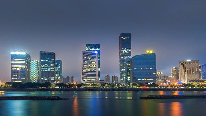 闽江夜色
