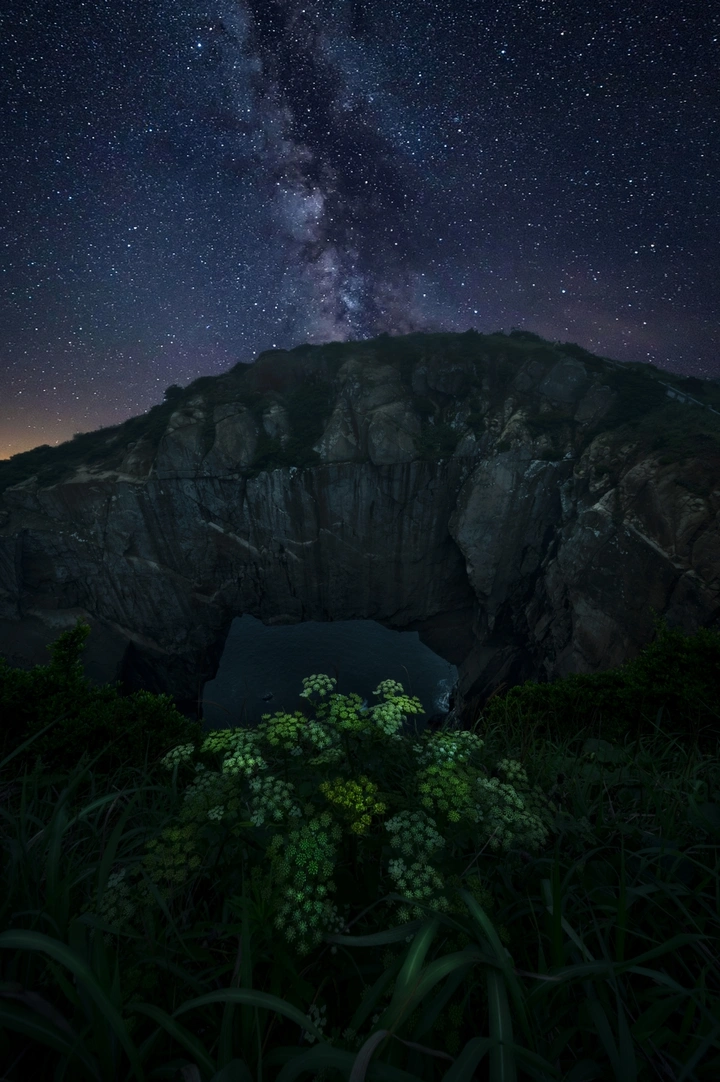 银河下的仙人桥