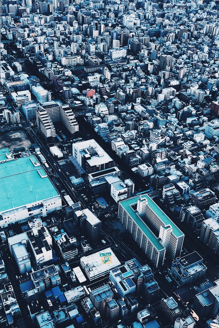 晴空塔上俯瞰东京