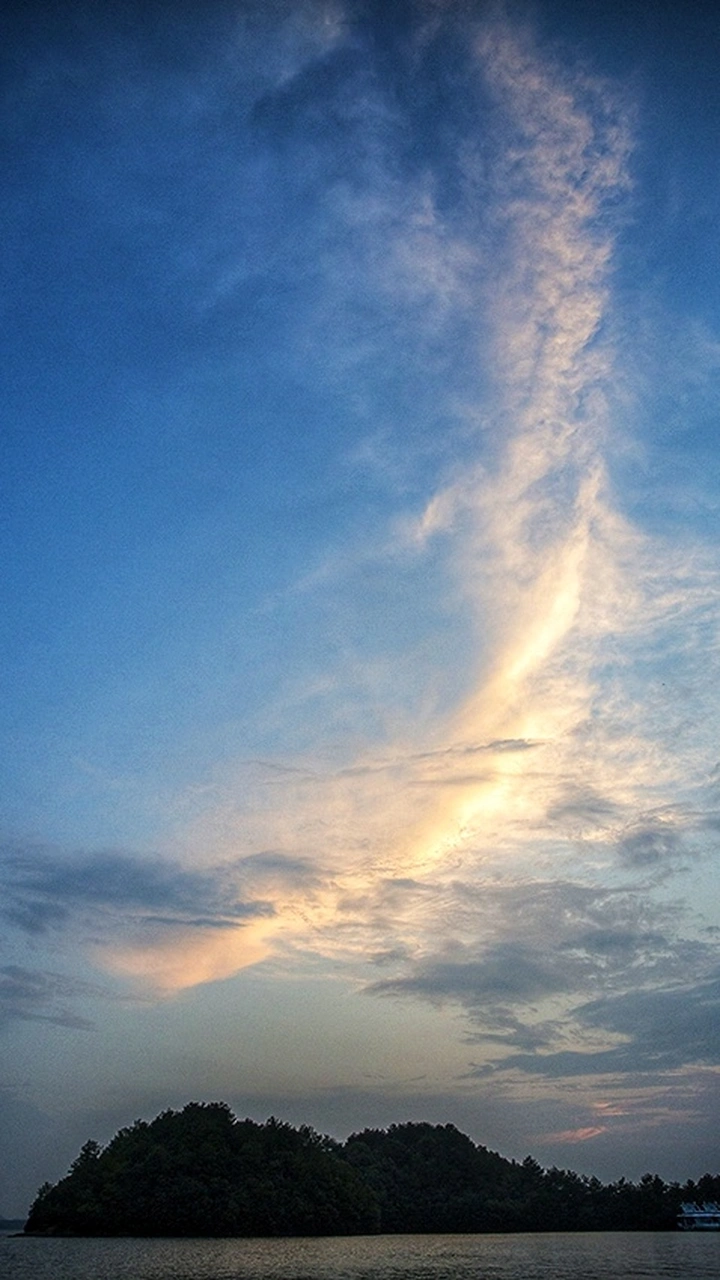 天空那抹红