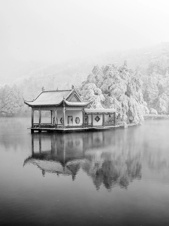 如琴湖的冬季