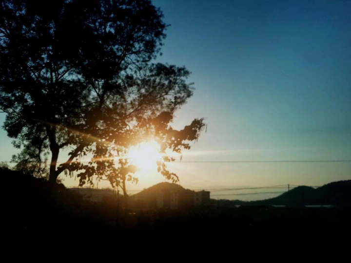 夕阳西下