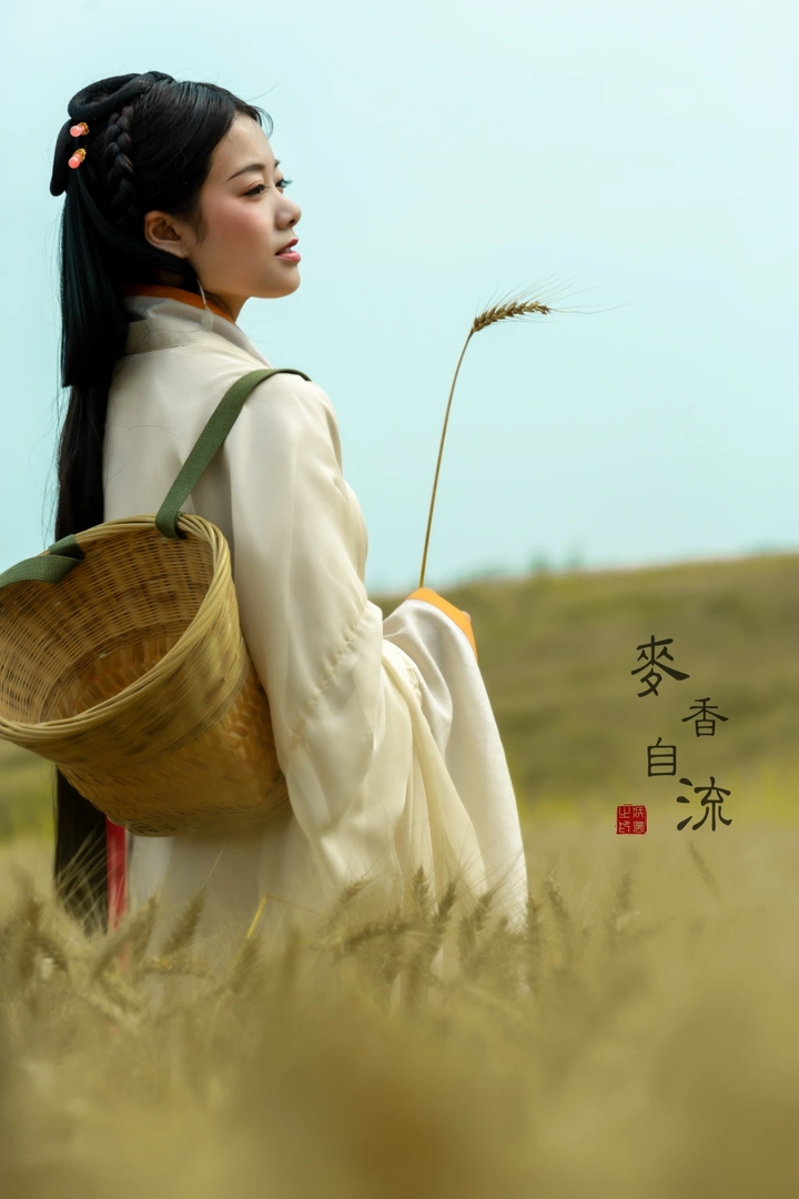 天塘麦田汉服
