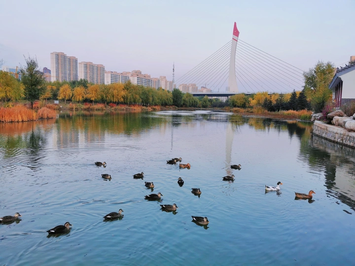 美丽的北川河